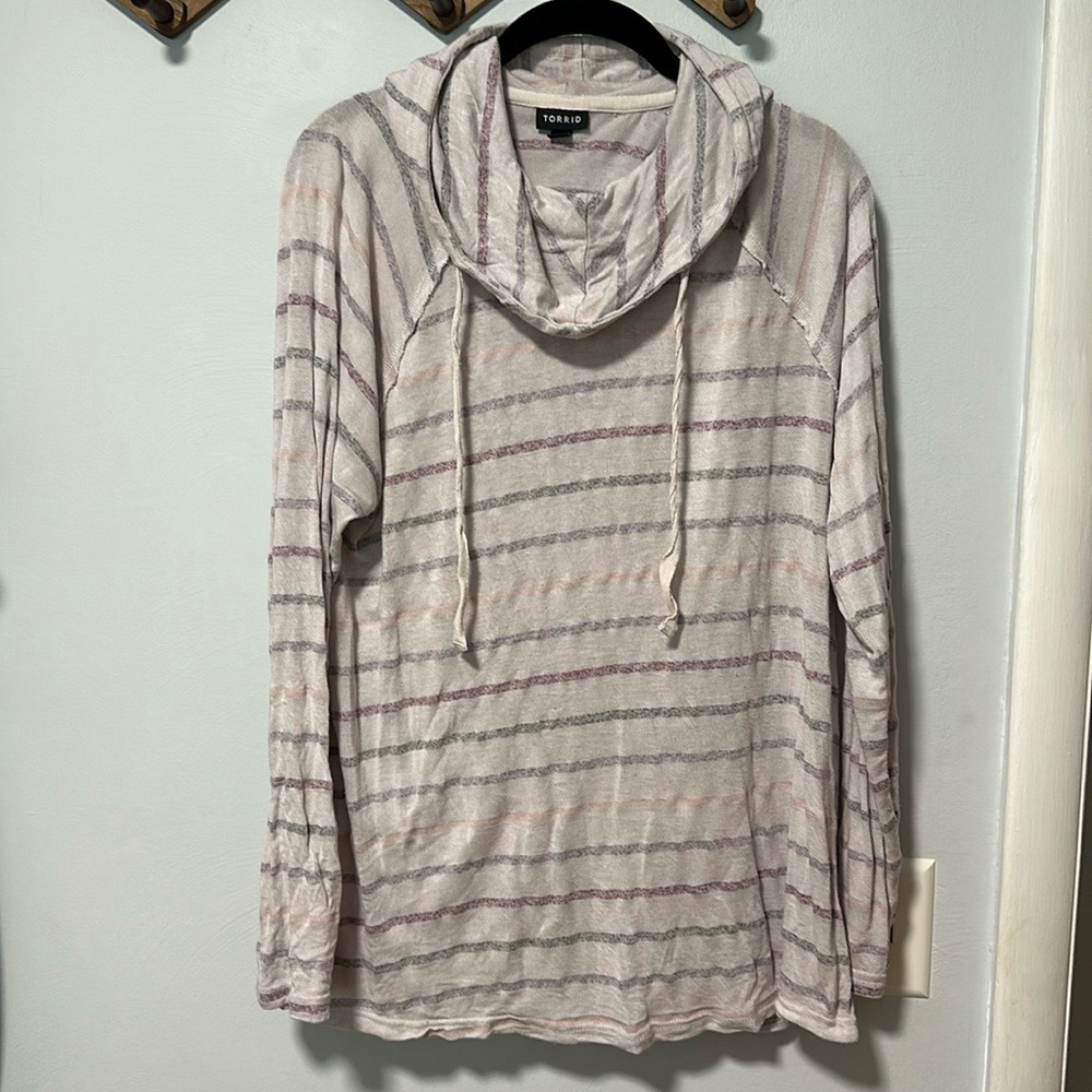 Torrid lightweight hooded sweater